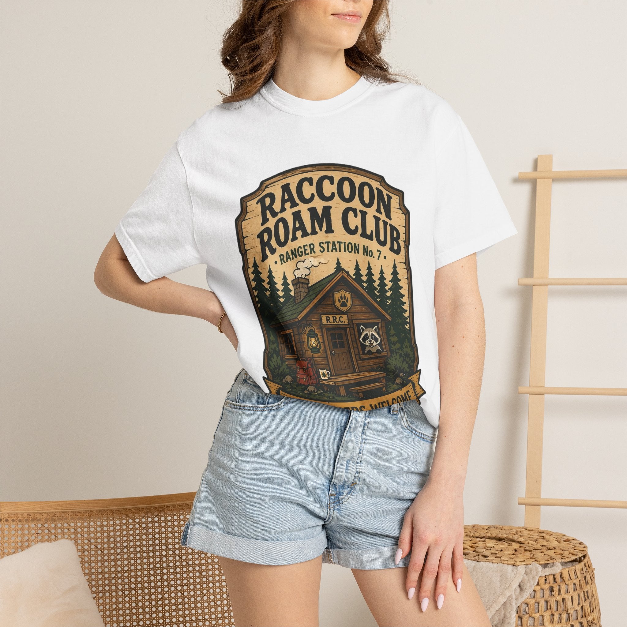 Raccoon Roam Club Ranger Station T-Shirt