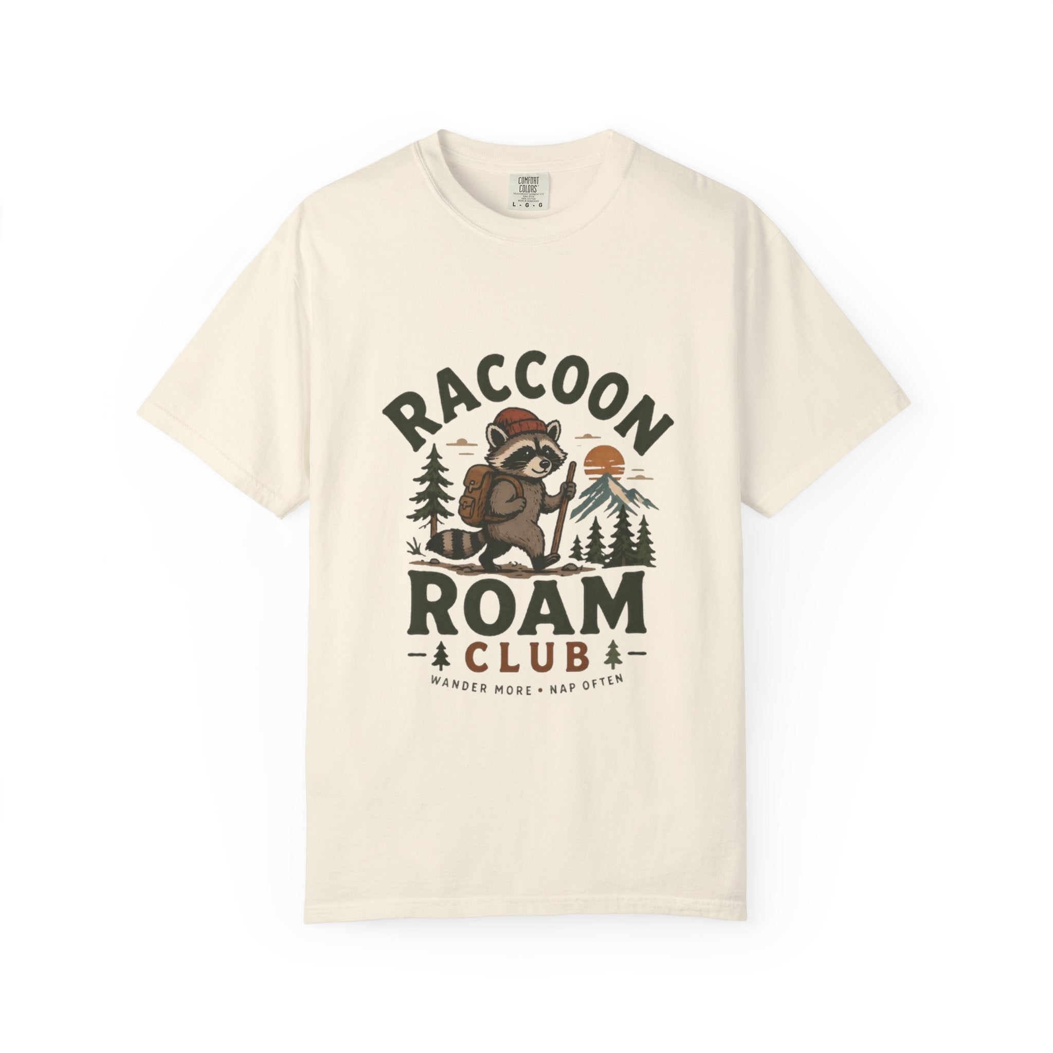 Raccoon Roam Club Branded T Shirt!