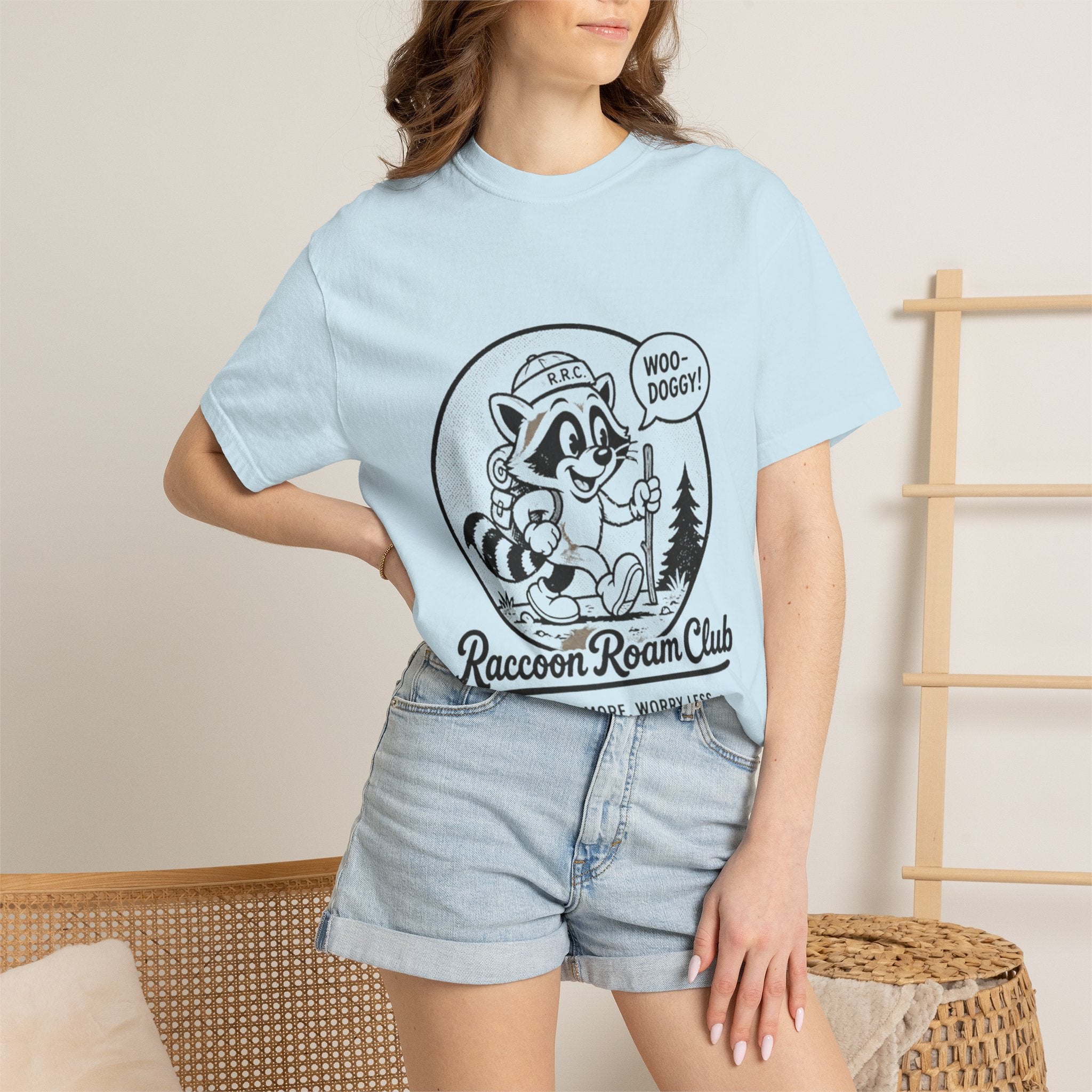 Raccoon Roam Club Vintage Graphic Tee