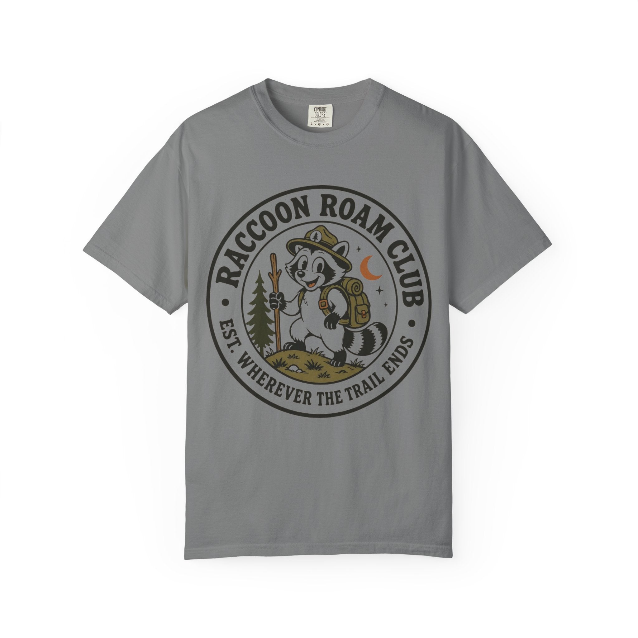 Raccoon Roam Club Badge T-Shirt