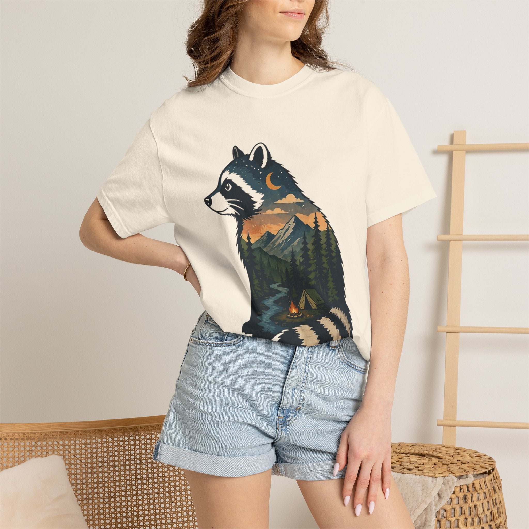 Moonlit Raccoon T-Shirt