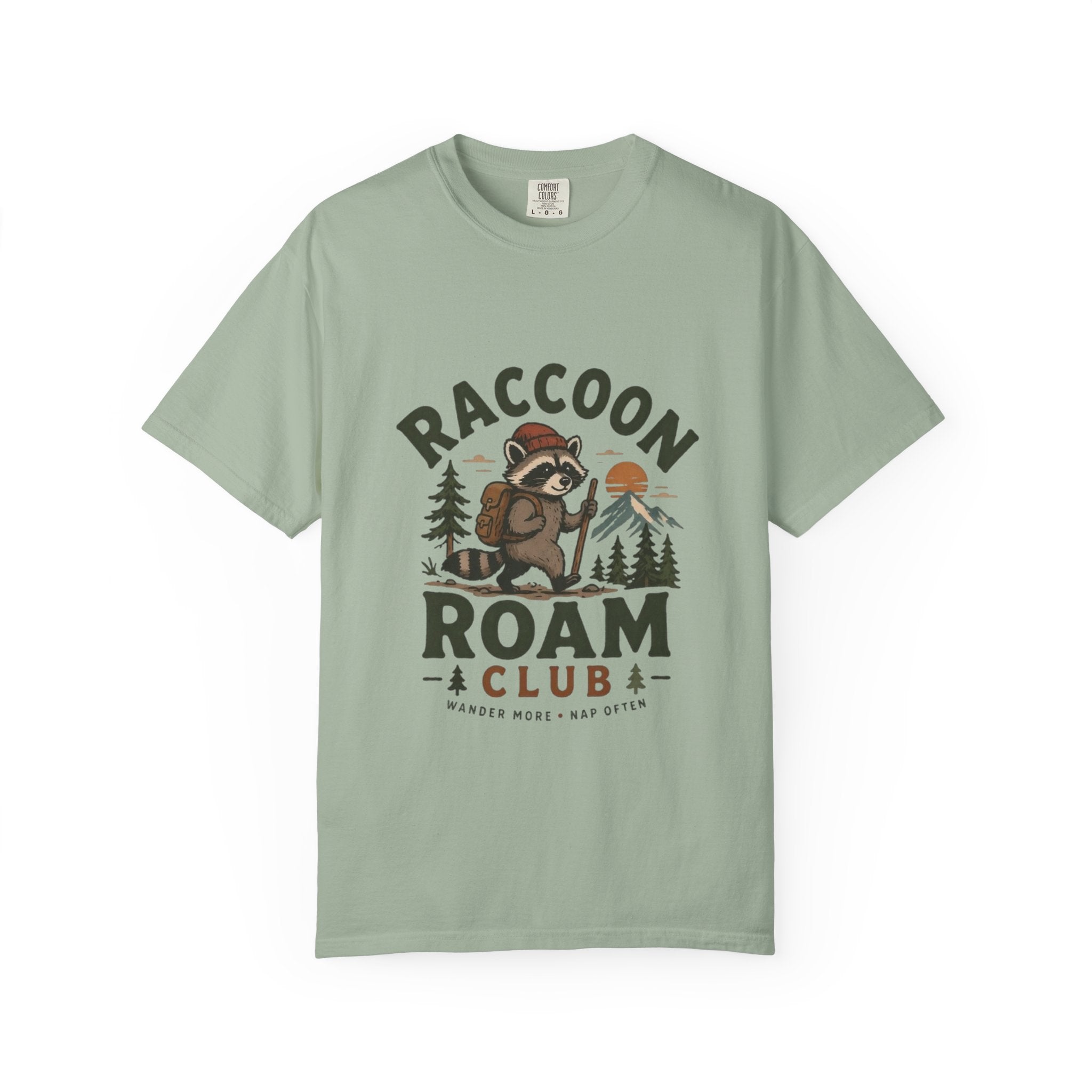 Raccoon Roam Club Branded T Shirt!