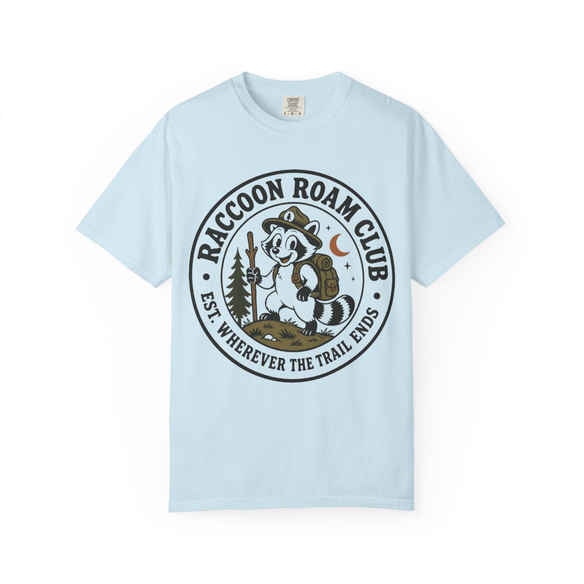 Raccoon Roam Club Badge T-Shirt