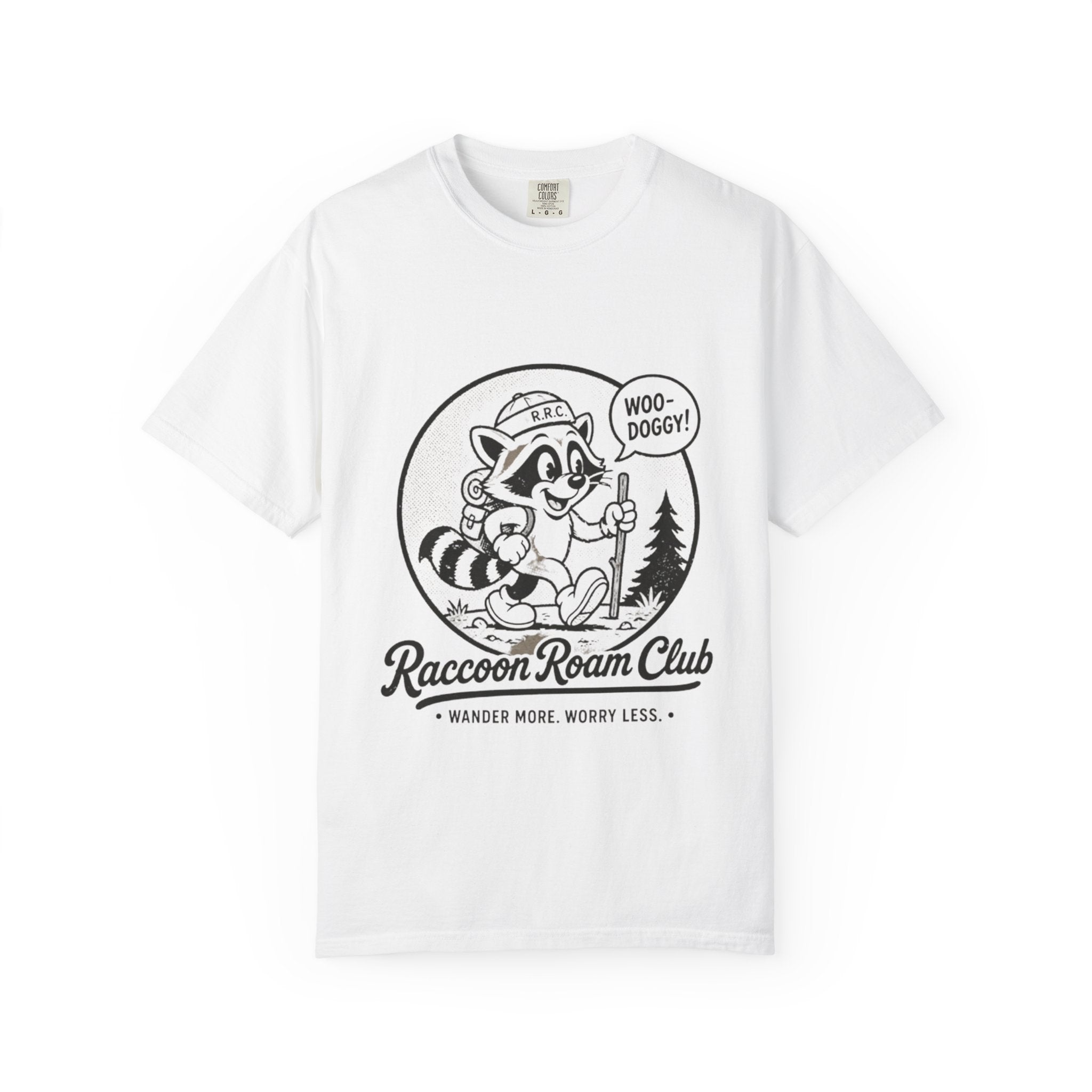 Raccoon Roam Club Vintage Graphic Tee