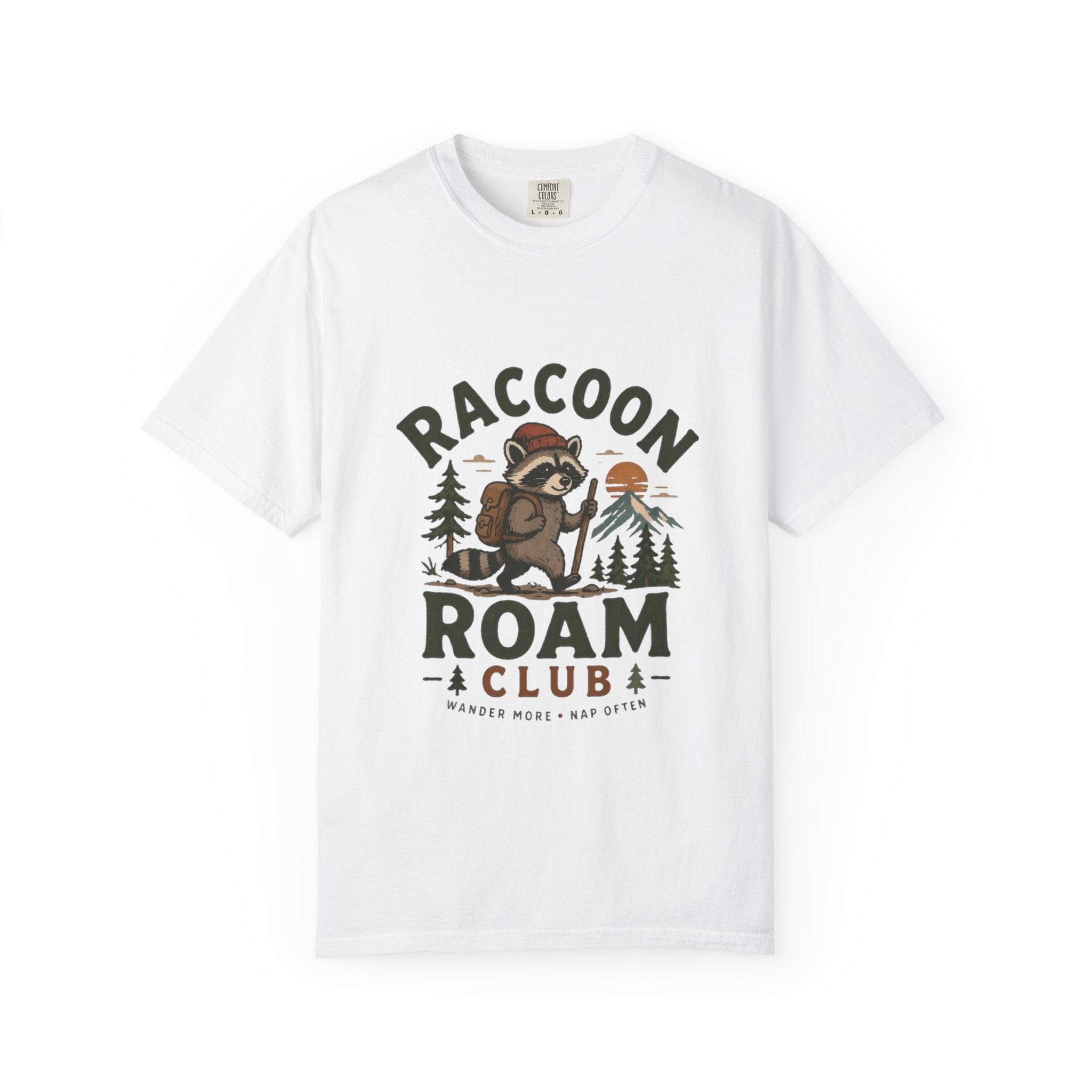 Raccoon Roam Club Branded T Shirt!