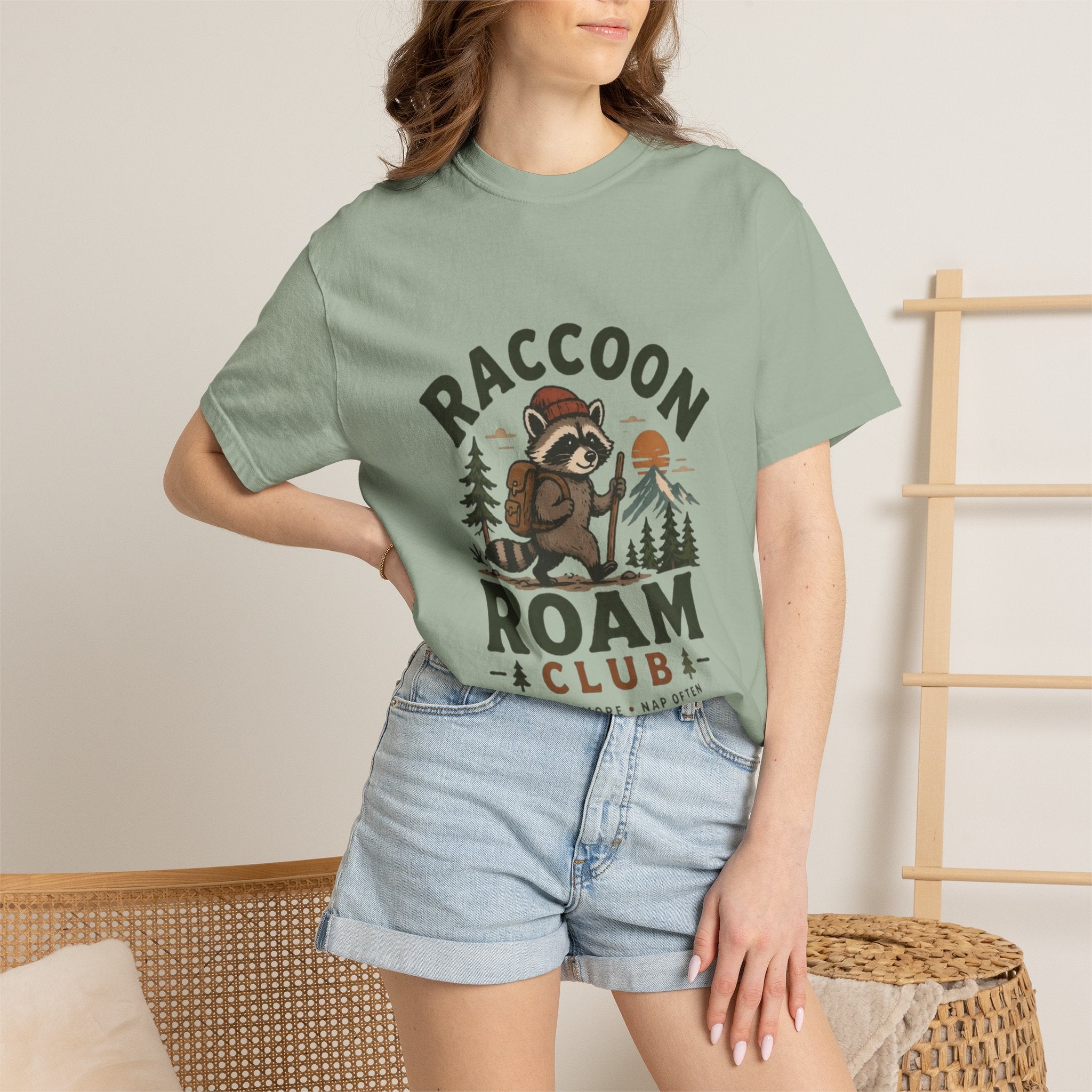Raccoon Roam Club Branded T Shirt!
