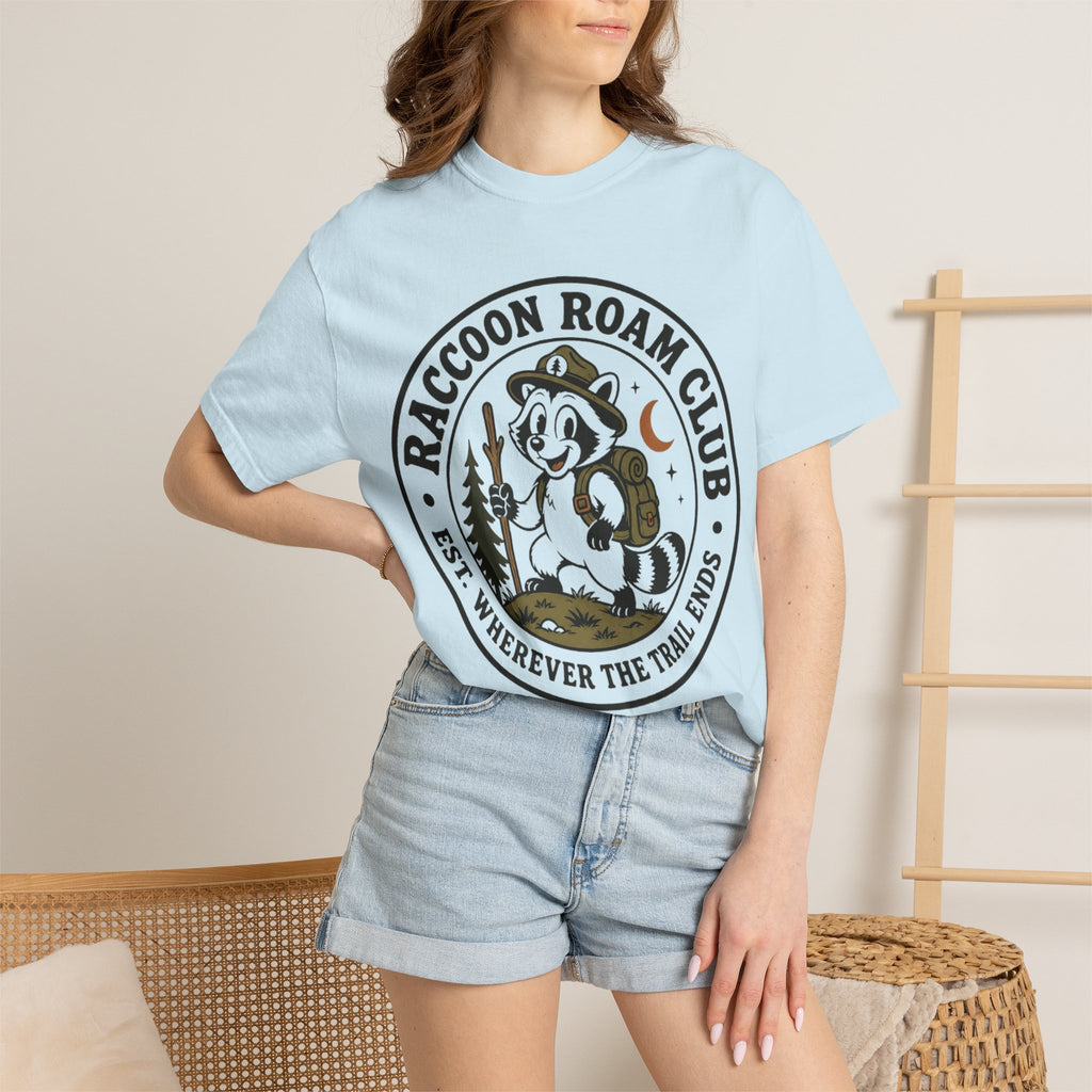 Raccoon Roam Club Badge T-Shirt