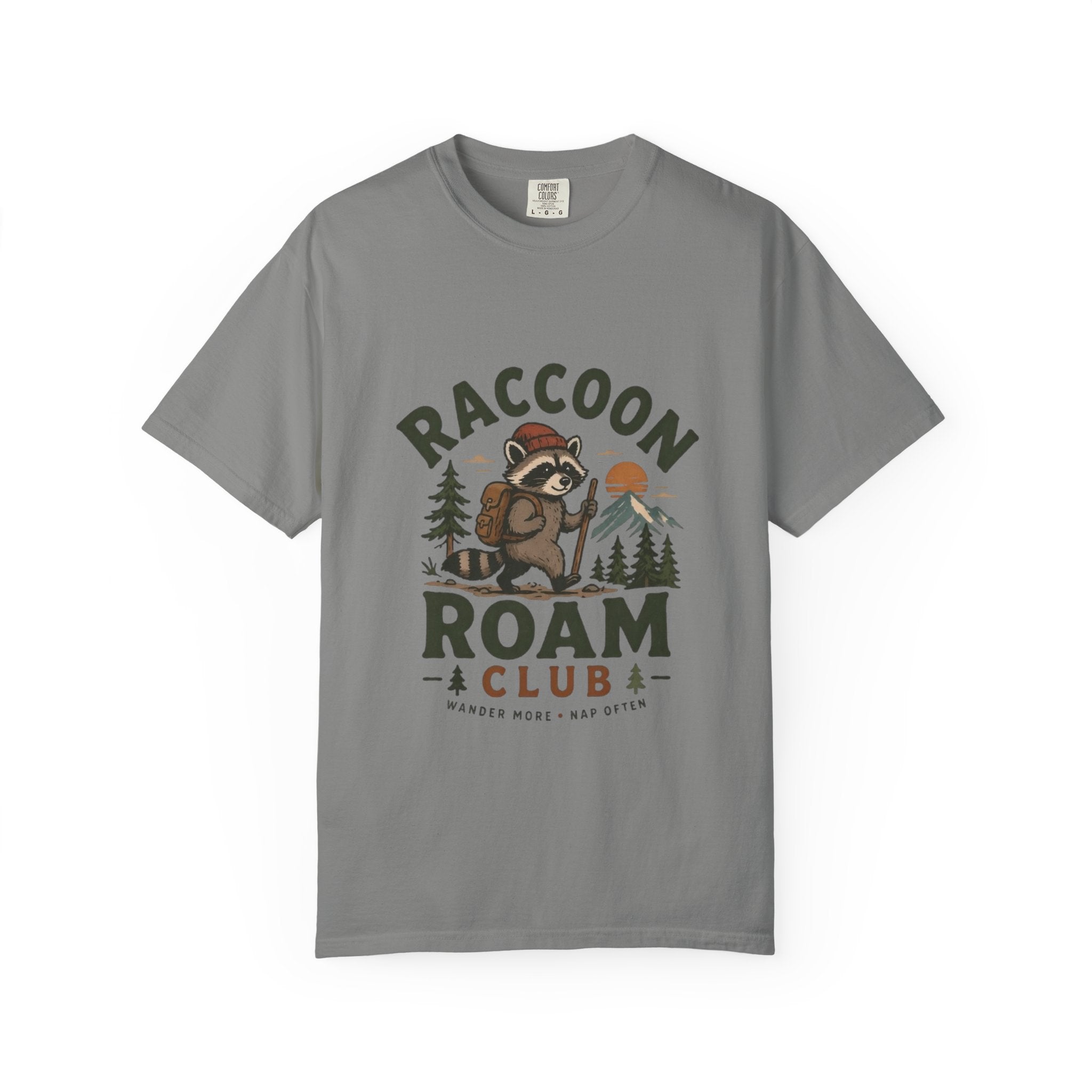 Raccoon Roam Club Branded T Shirt!