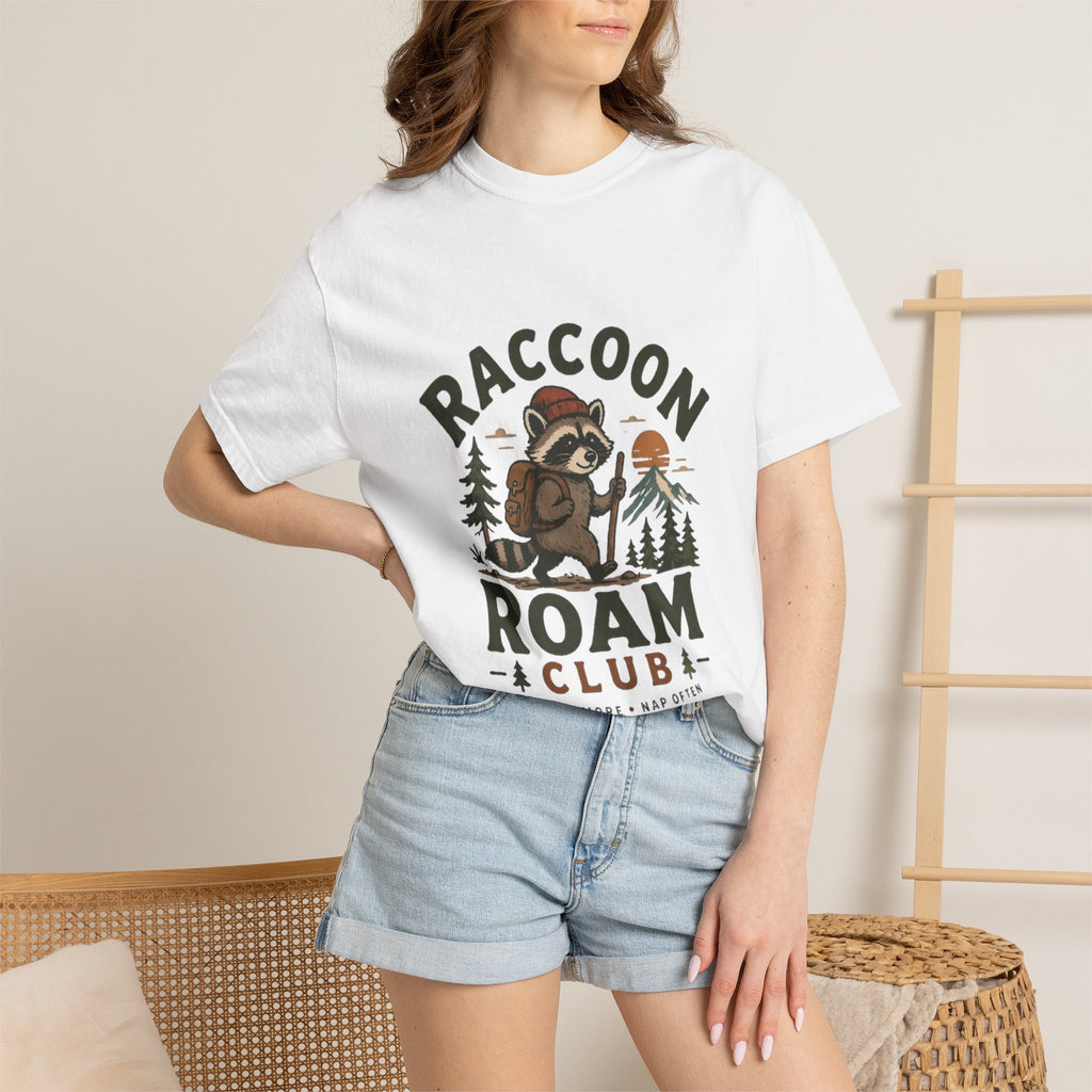 Raccoon Roam Club Branded T Shirt!