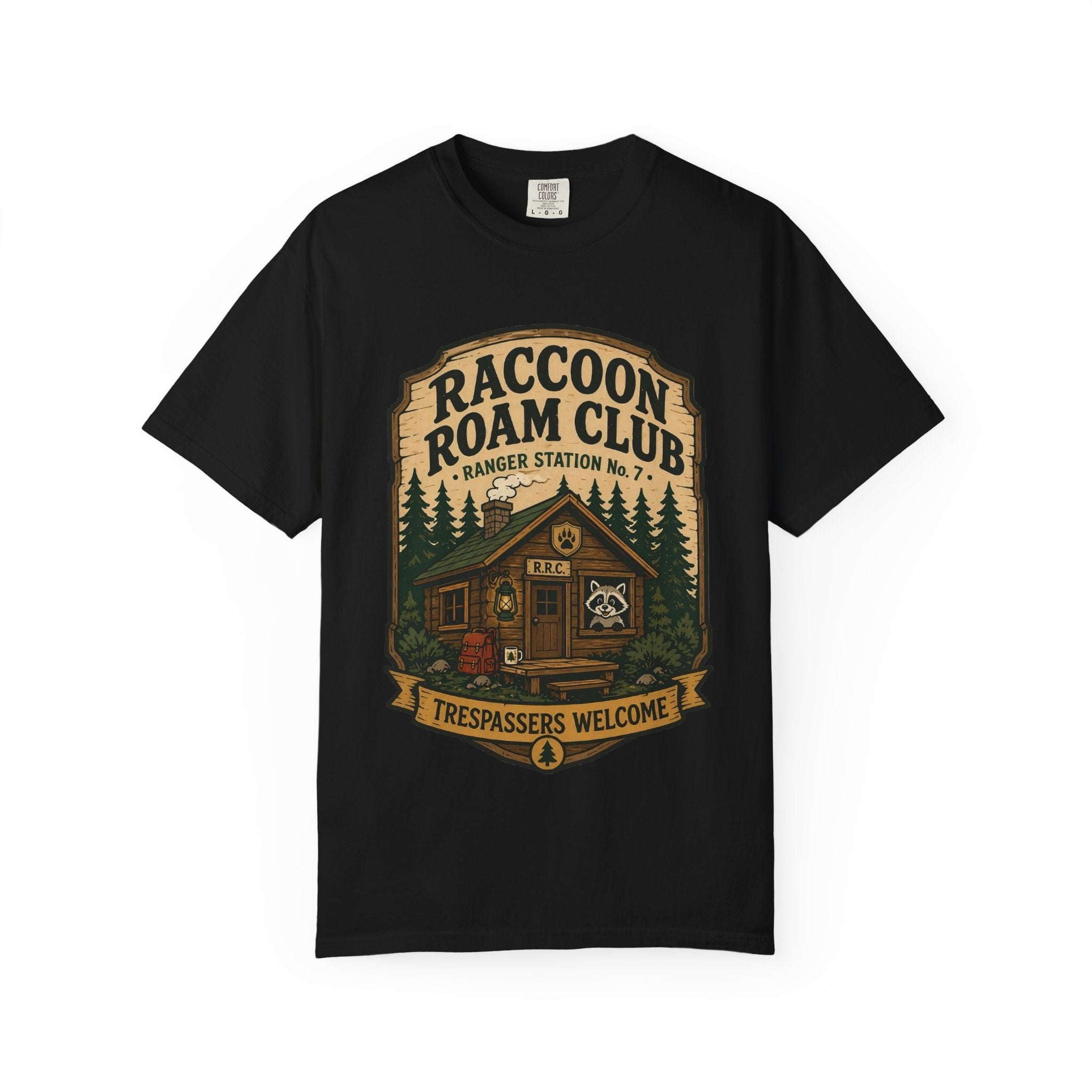 Raccoon Roam Club Ranger Station T-Shirt
