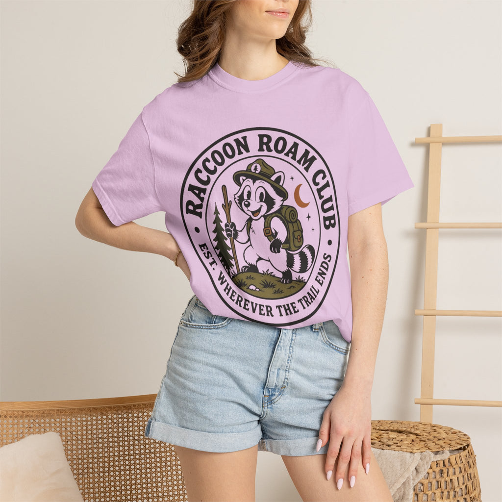 Raccoon Roam Club Badge T-Shirt