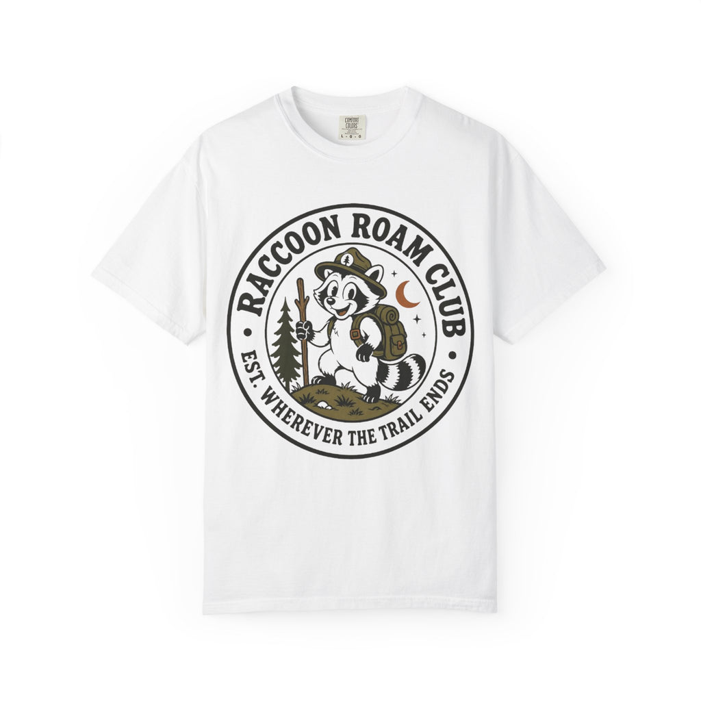Raccoon Roam Club Badge T-Shirt