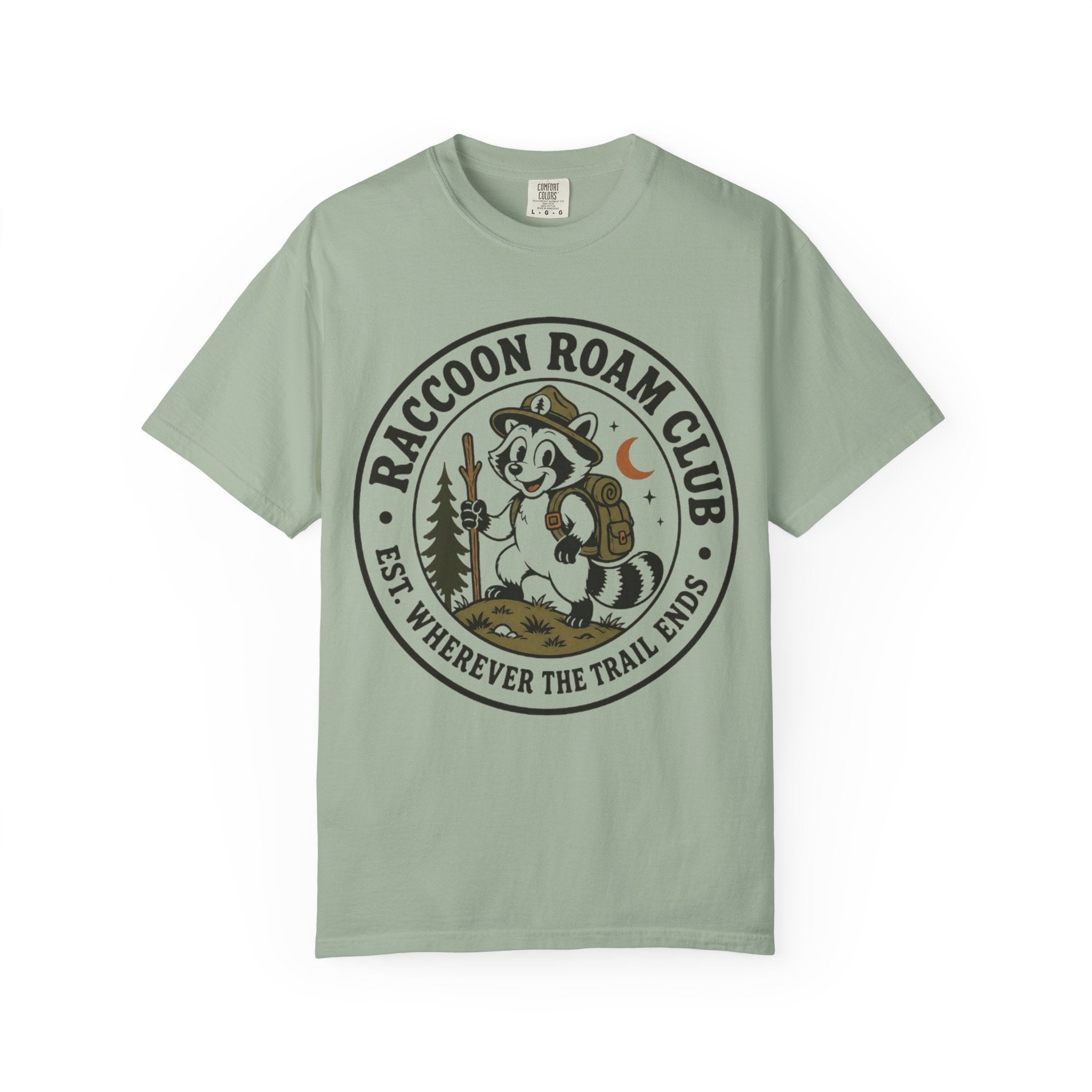Raccoon Roam Club Badge T-Shirt