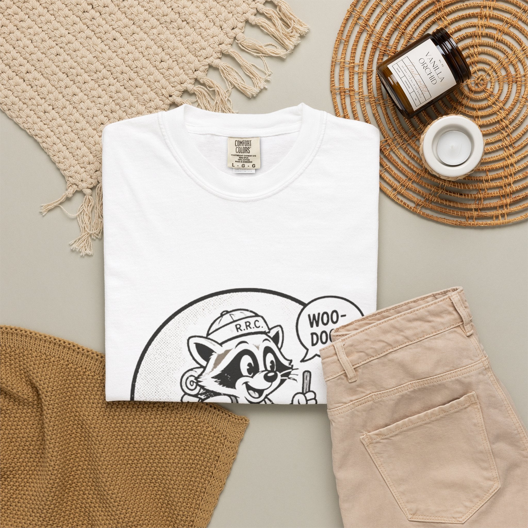 Raccoon Roam Club Vintage Graphic Tee