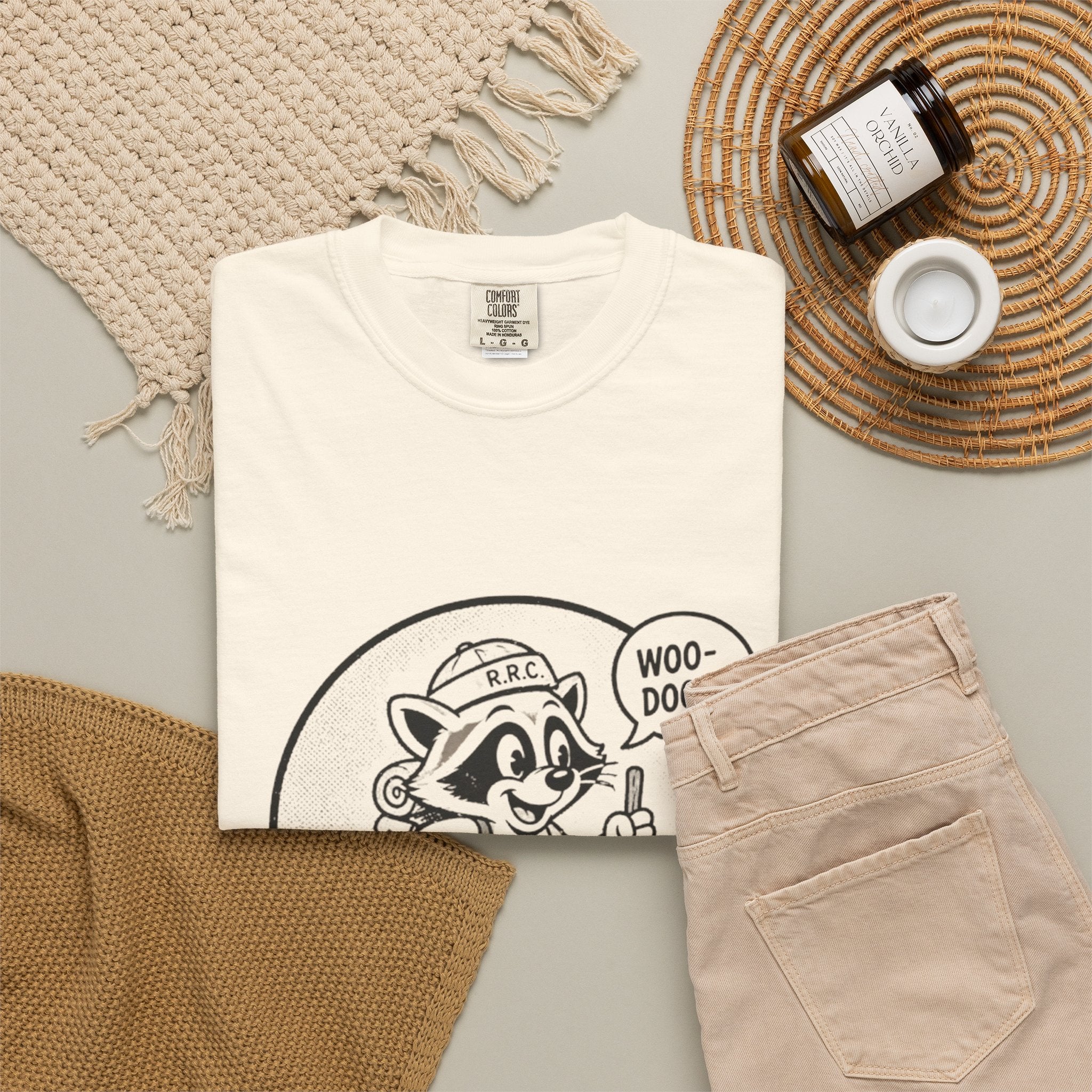Raccoon Roam Club Vintage Graphic Tee
