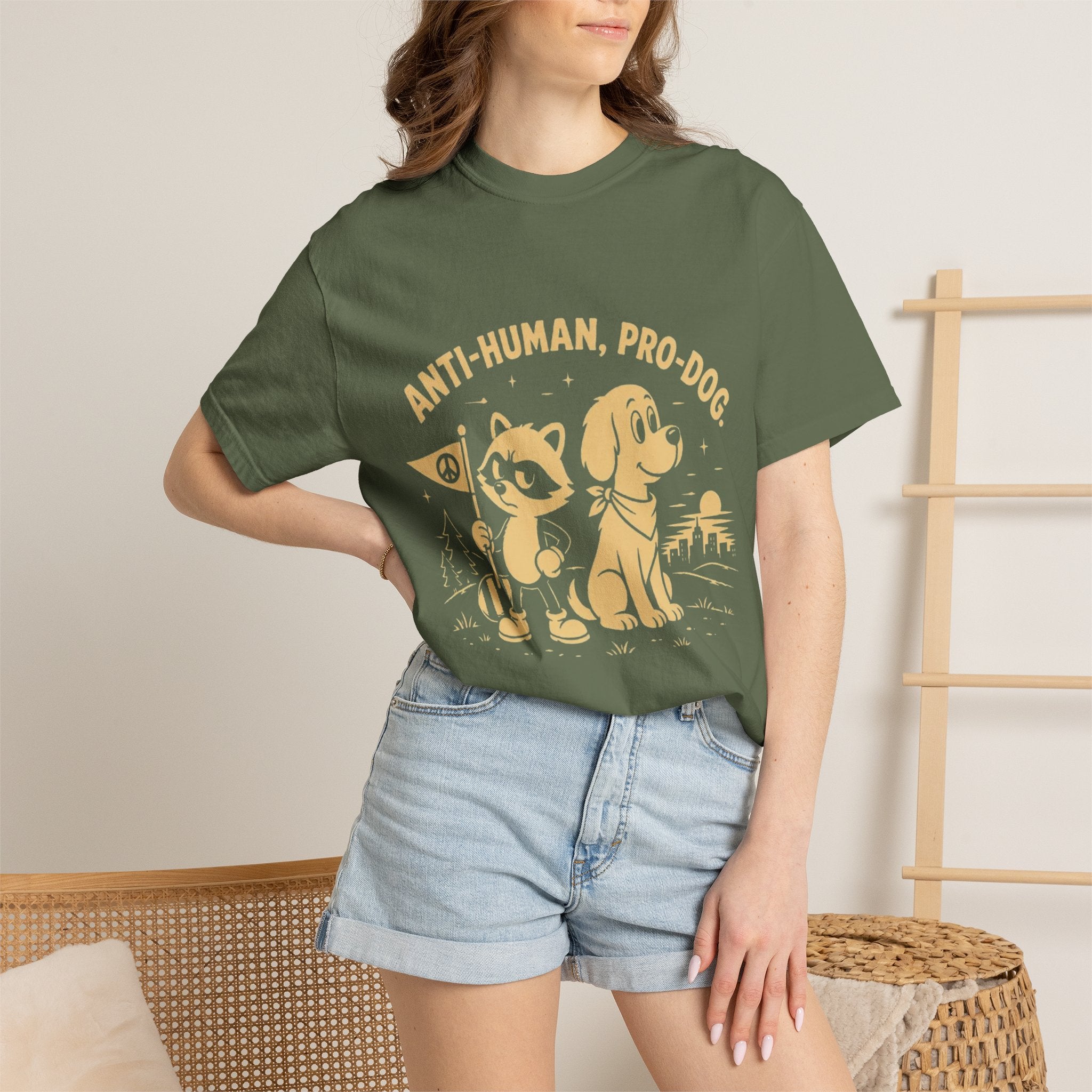 Anti-Human, Pro Dog T-Shirt