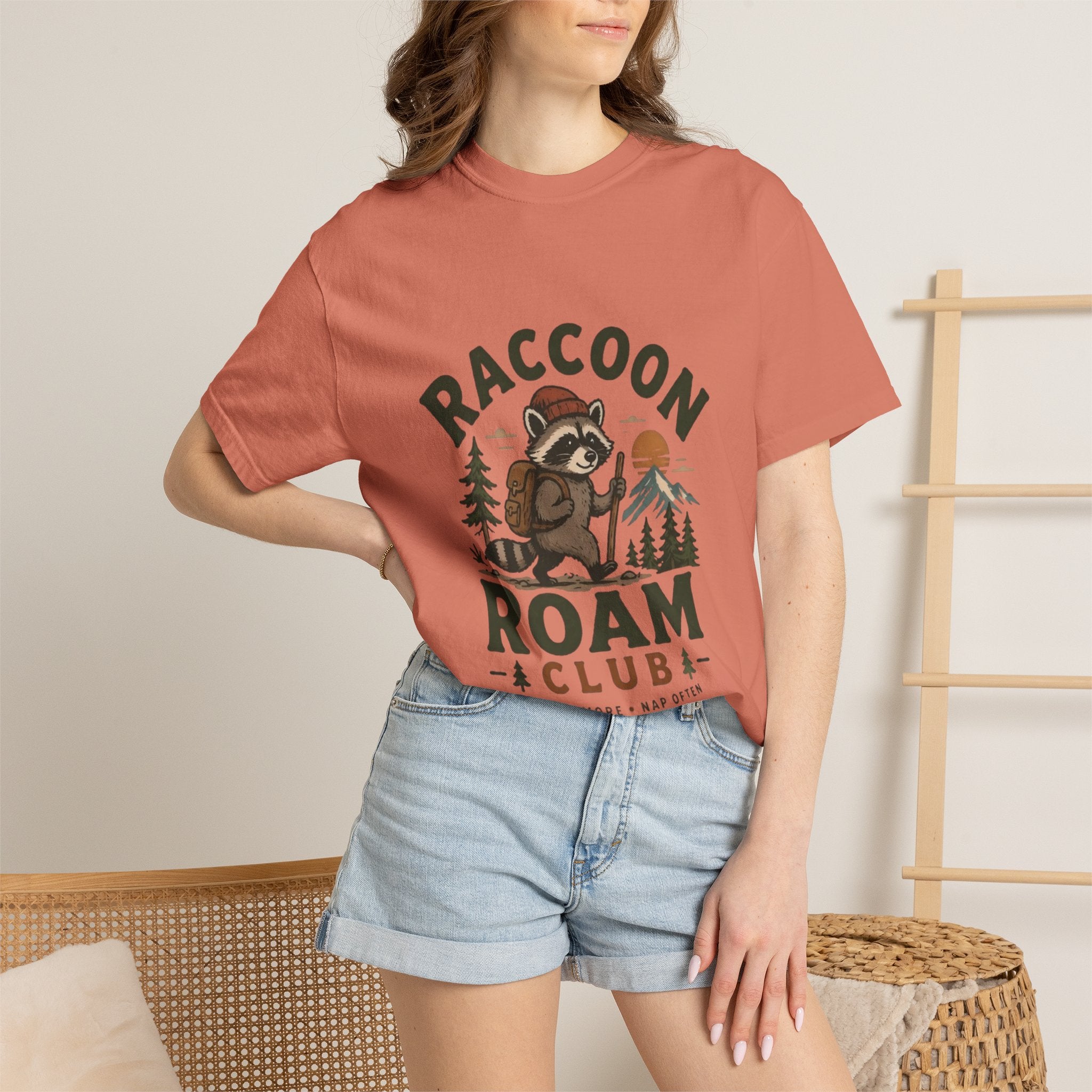 Raccoon Roam Club Branded T Shirt!