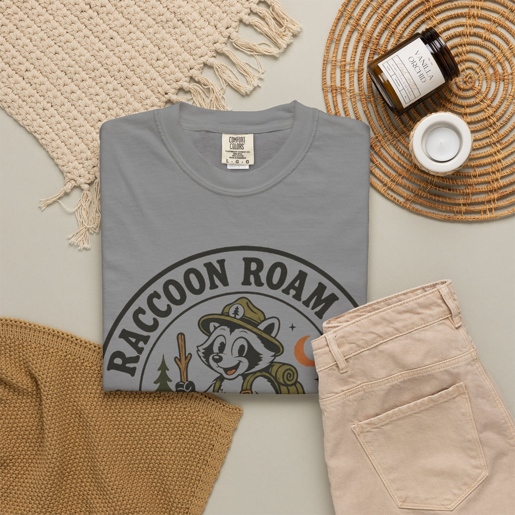 Raccoon Roam Club Badge T-Shirt