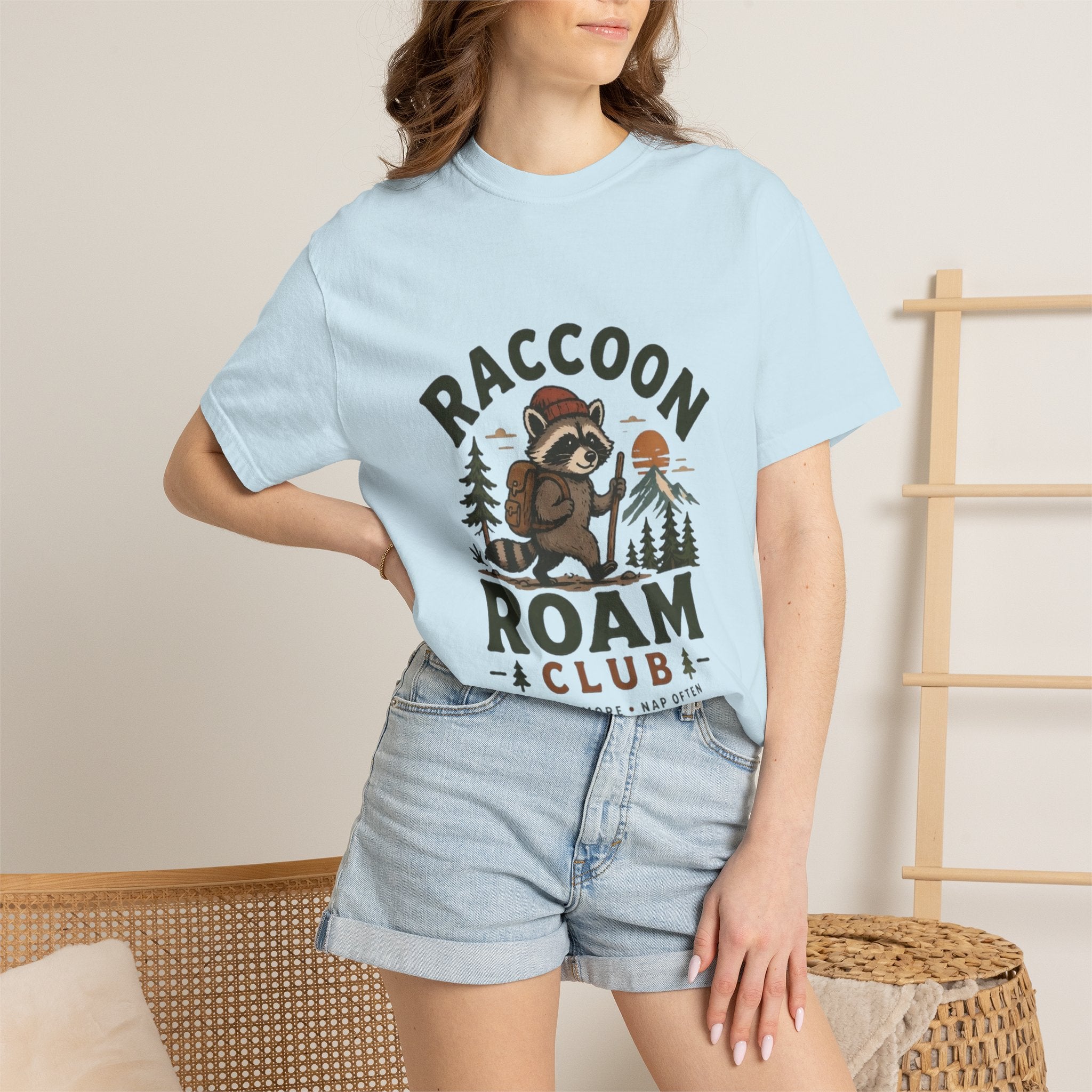 Raccoon Roam Club Branded T Shirt!