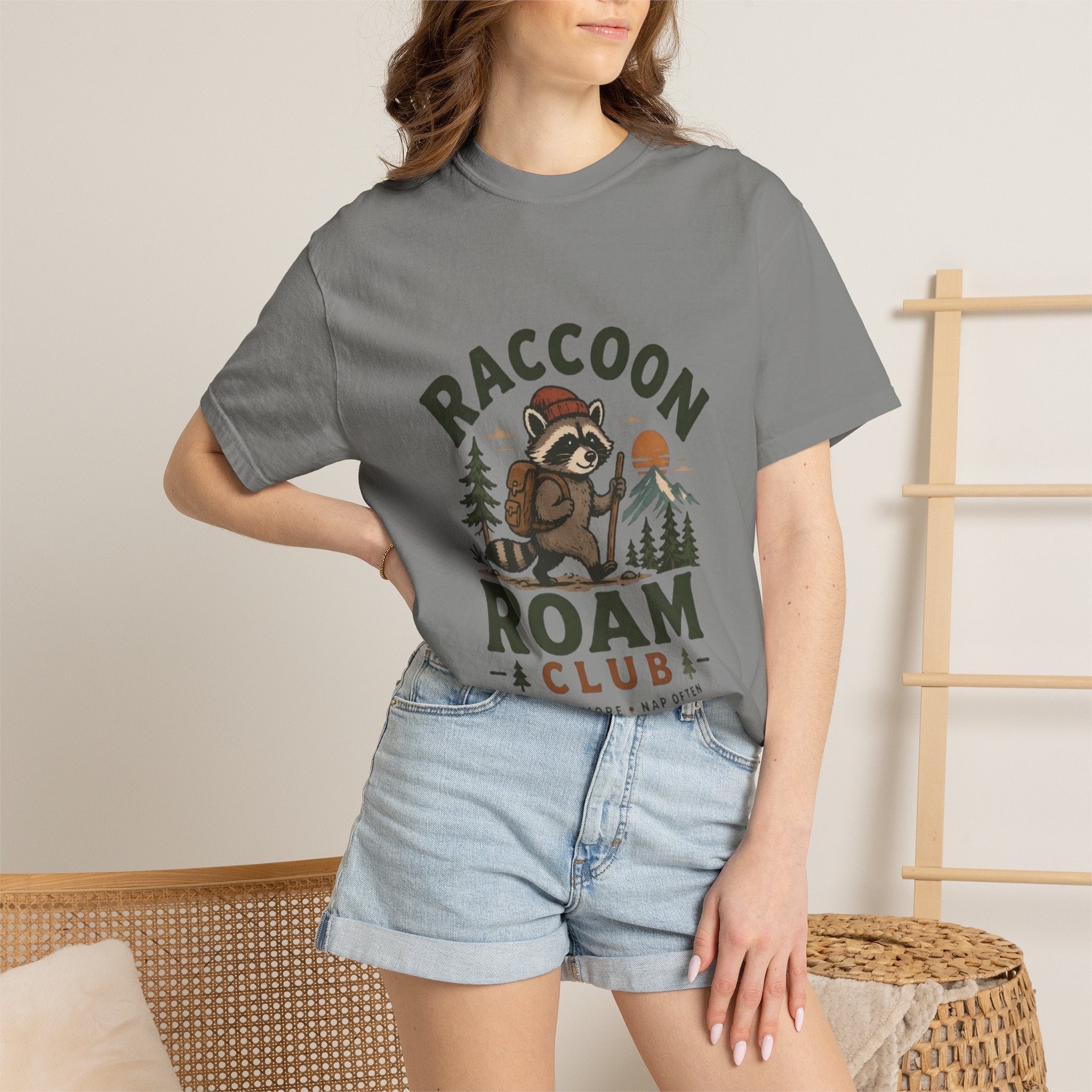 Raccoon Roam Club Branded T Shirt!