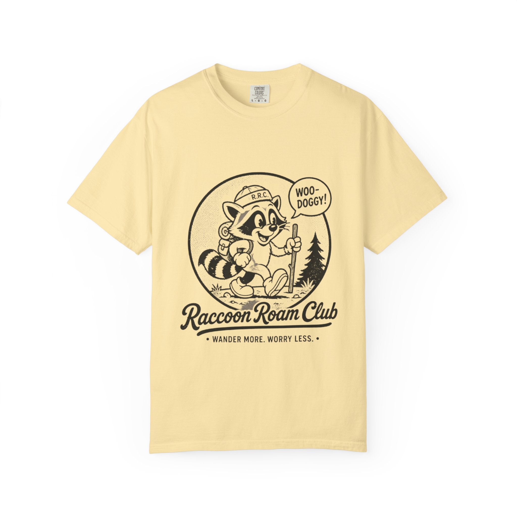 Raccoon Roam Club Vintage Graphic Tee