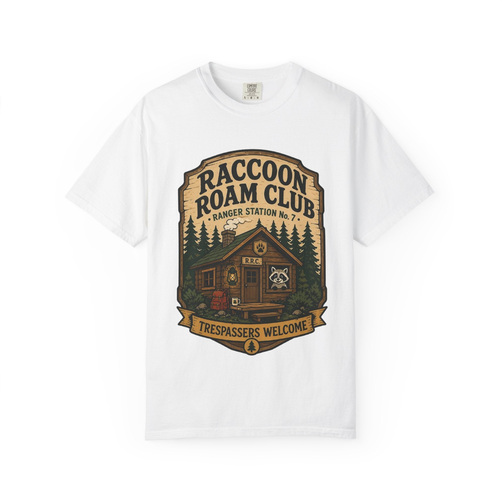 Raccoon Roam Club Ranger Station T-Shirt