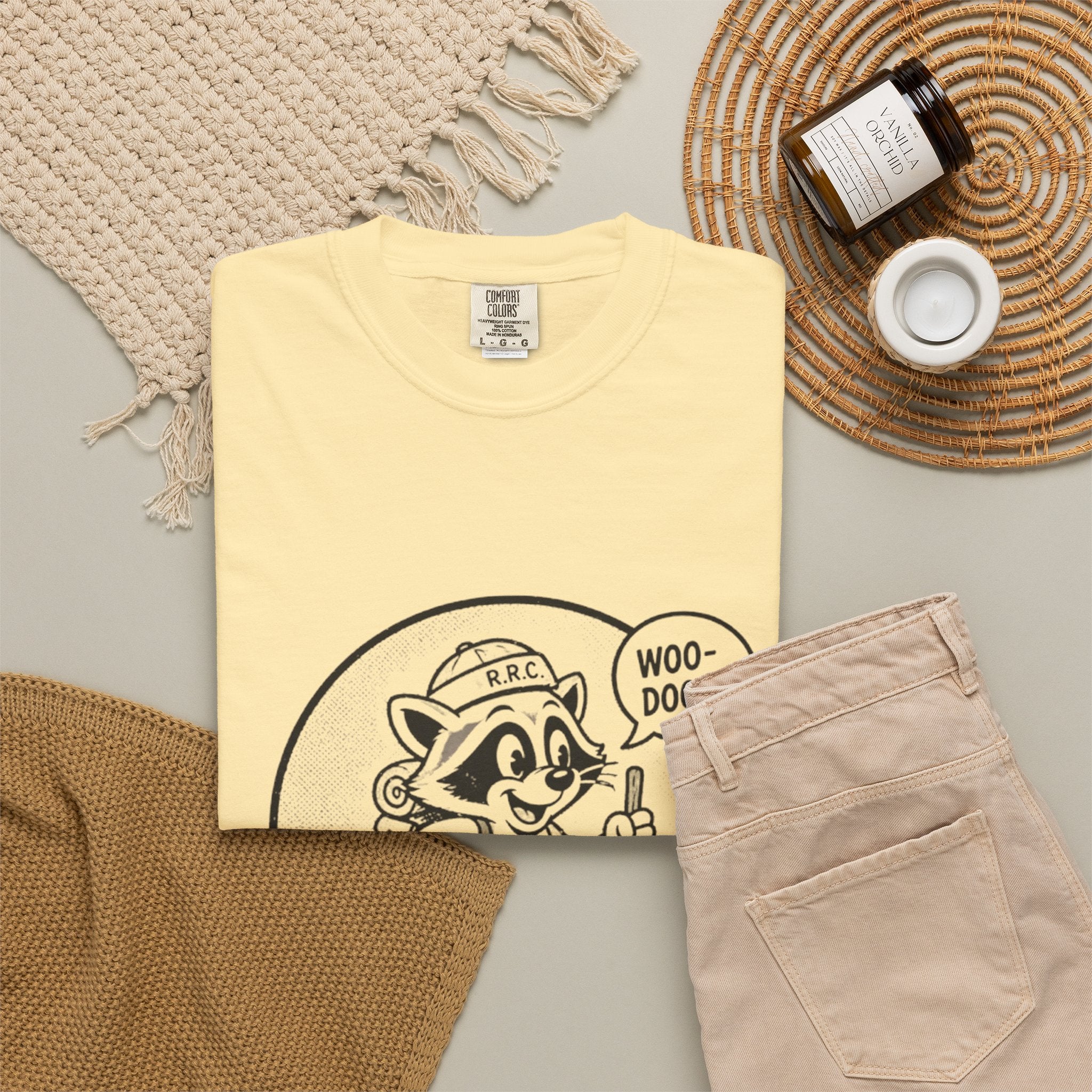 Raccoon Roam Club Vintage Graphic Tee