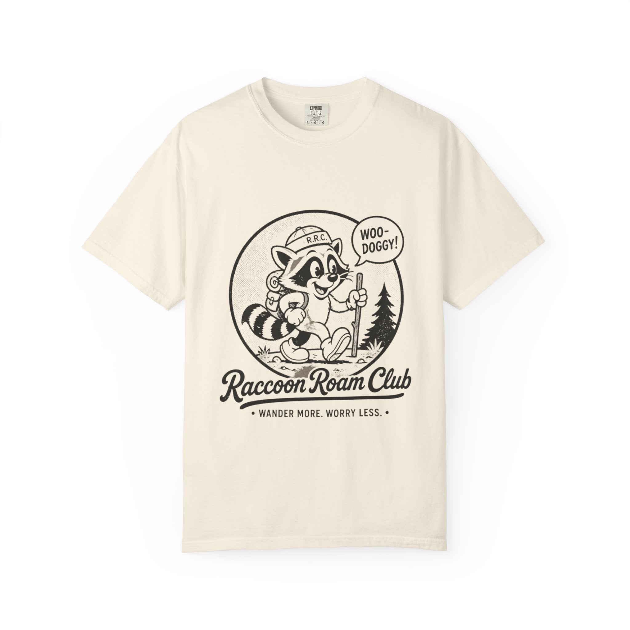 Raccoon Roam Club Vintage Graphic Tee