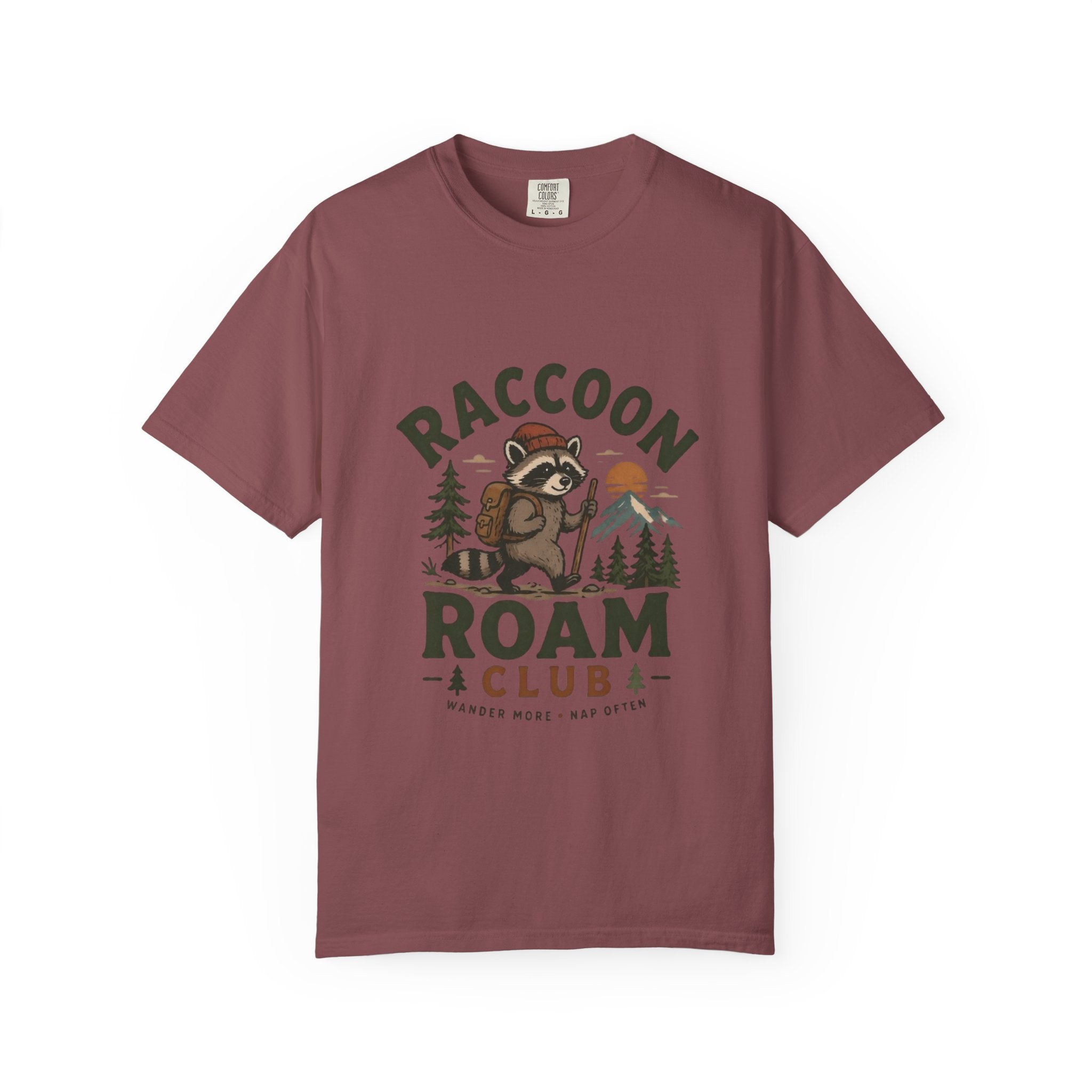 Raccoon Roam Club Branded T Shirt!