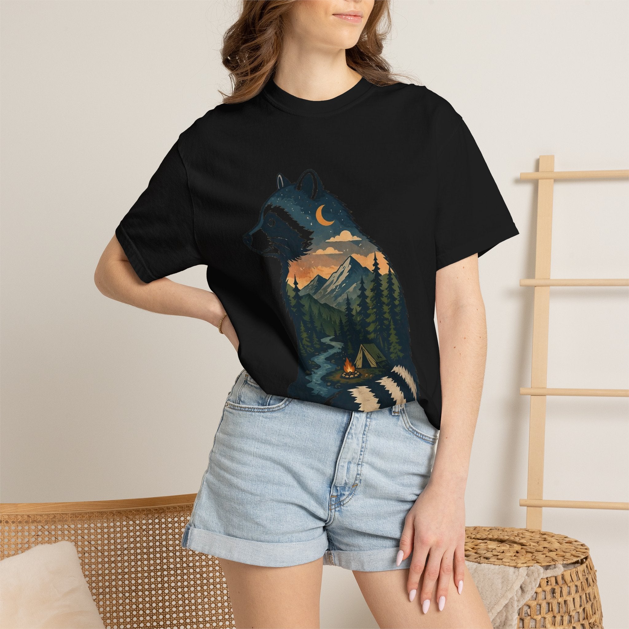 Moonlit Raccoon T-Shirt