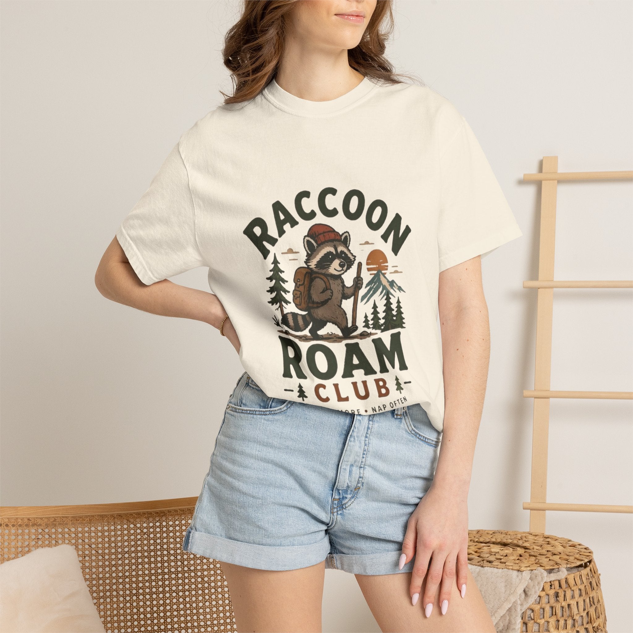 Raccoon Roam Club Branded T Shirt!