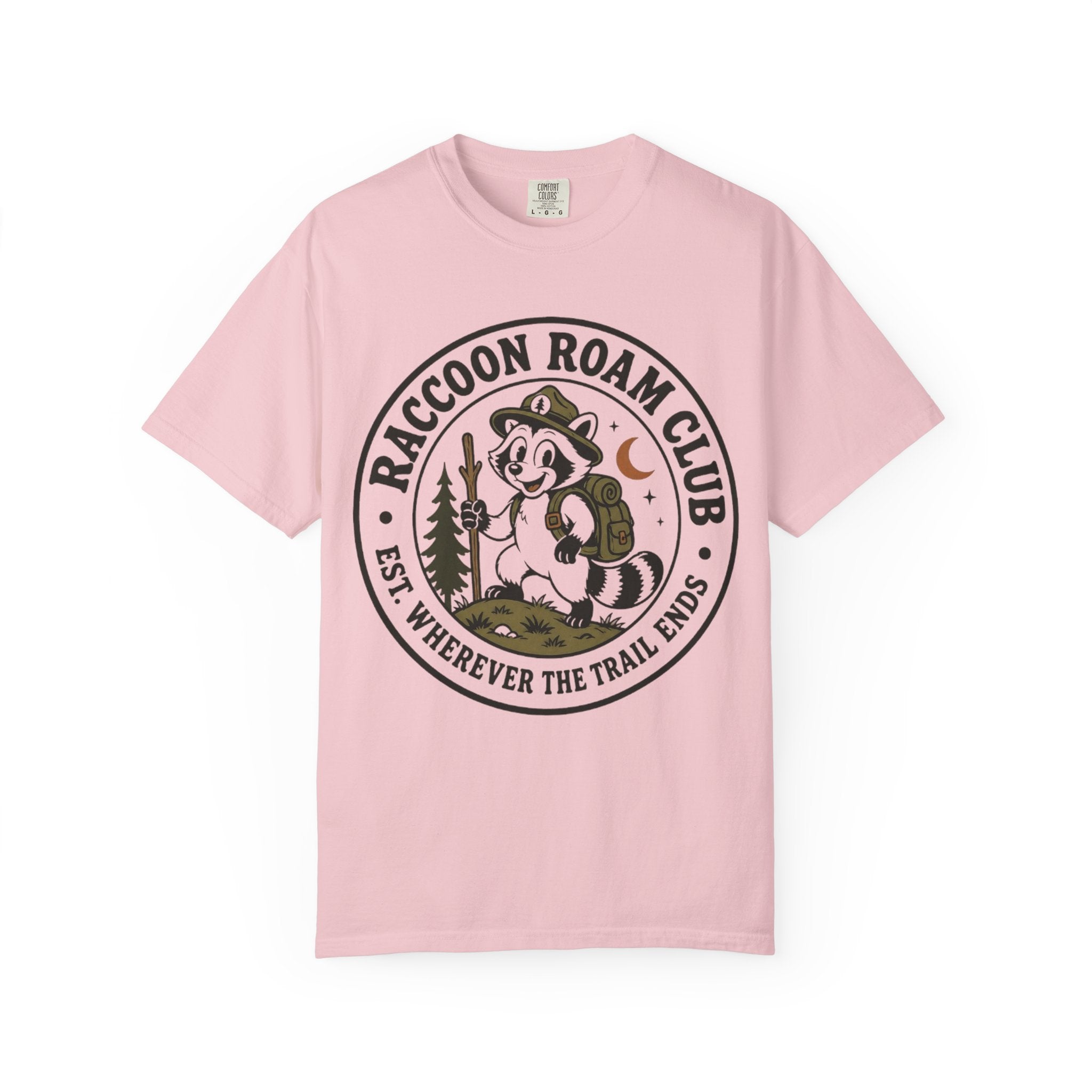 Raccoon Roam Club Badge T-Shirt