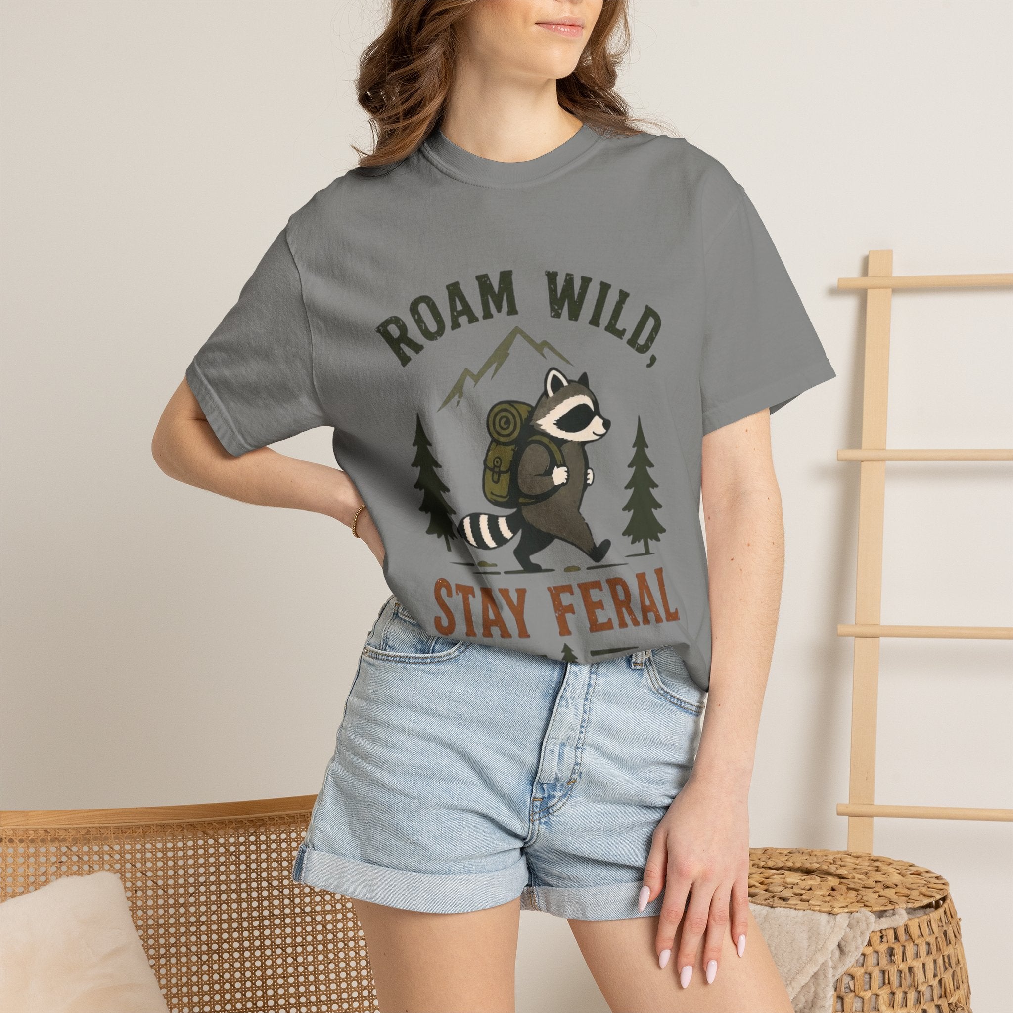 Roam Wild, Stay Feral T Shirt!