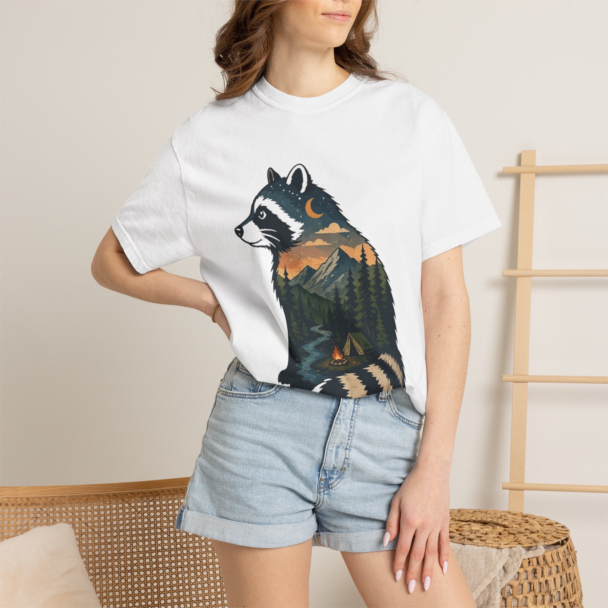 Moonlit Raccoon T-Shirt