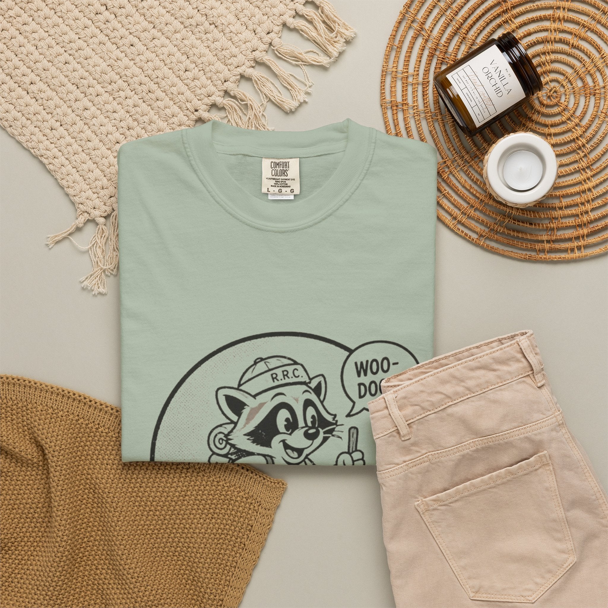 Raccoon Roam Club Vintage Graphic Tee