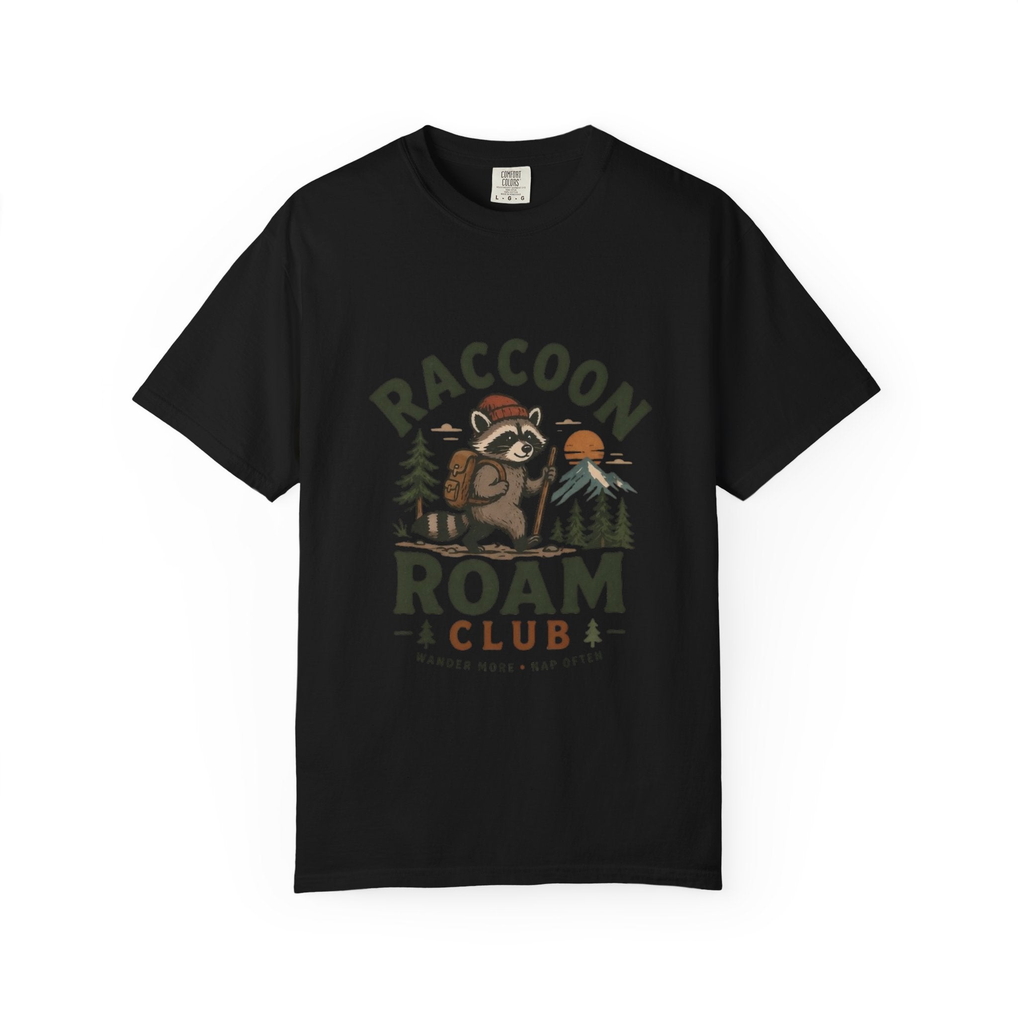 Raccoon Roam Club Branded T Shirt!