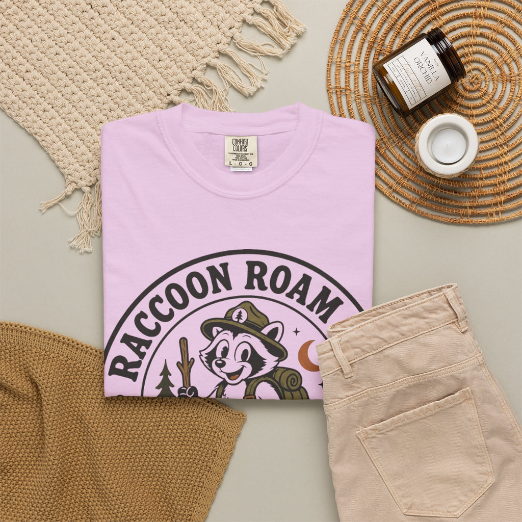 Raccoon Roam Club Badge T-Shirt